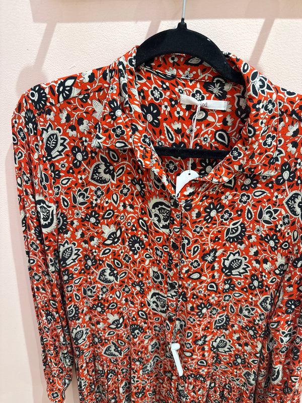 Robe HOD rouge et noir T.M
