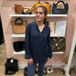 Blouse zadig & voltaire bleu T.S