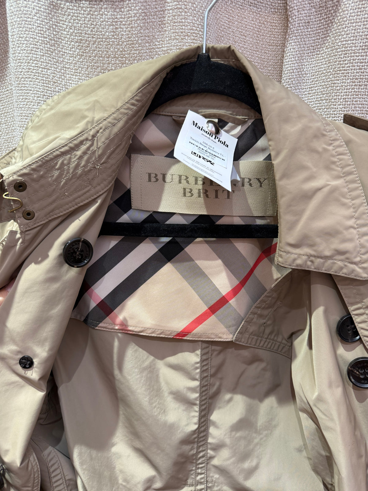 Trench Beige Burberry T.L