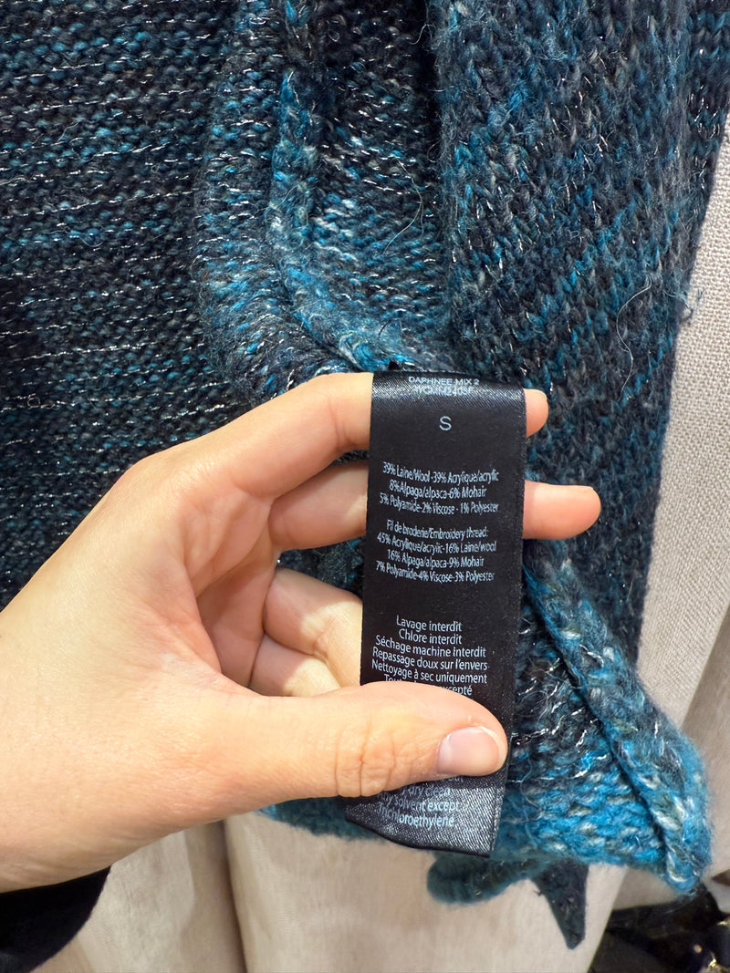 Gilet bleu et vert Zadig & Voltaire