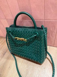 Sac vert tressé