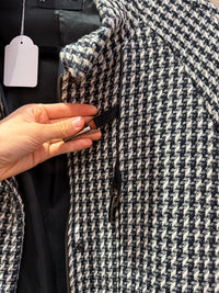 Veste pied-de-poule grise et blanche one step T.42 25/10