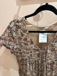 IKKS robe rouge et beige 38