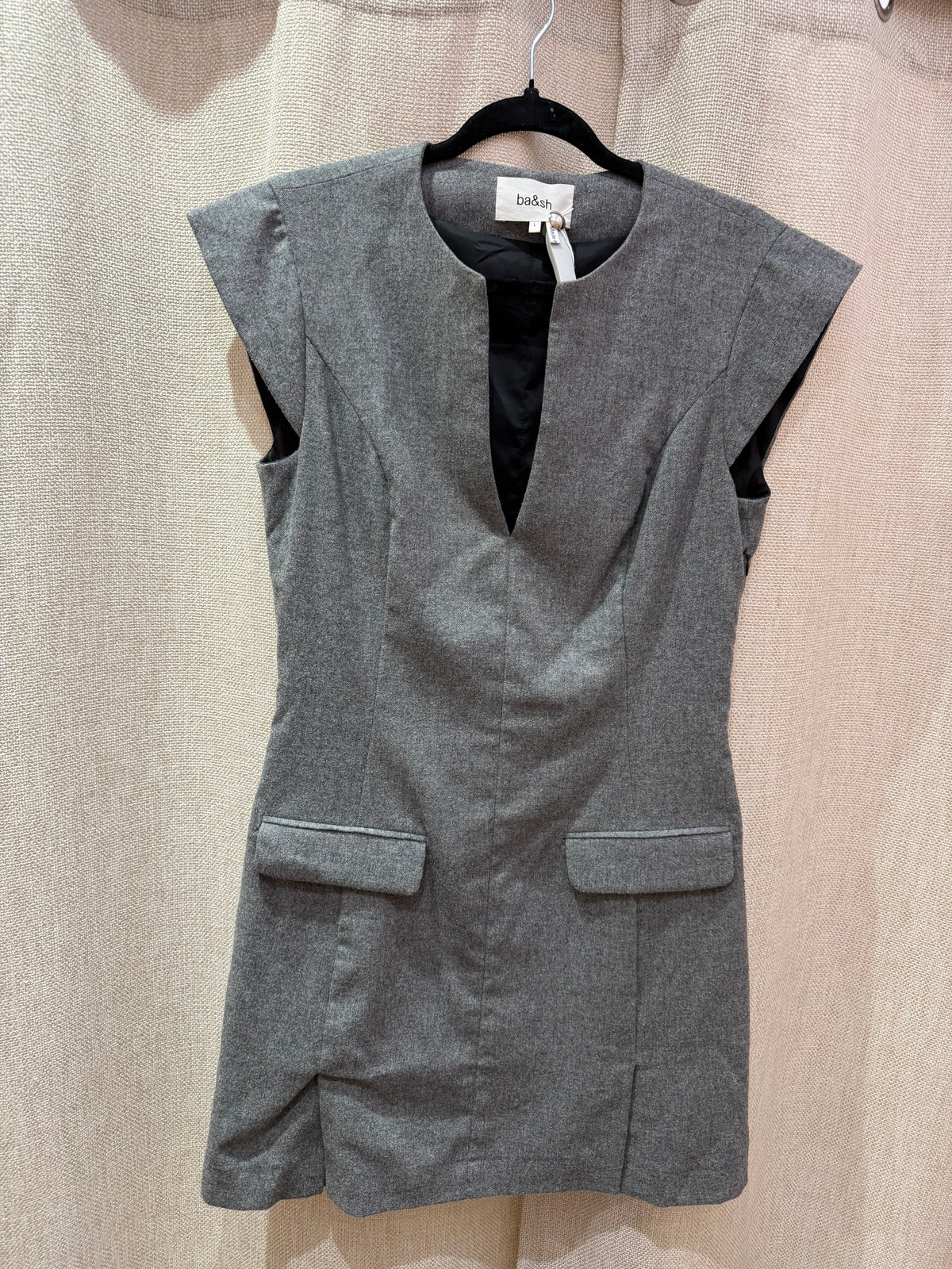 ba&sh Robe Grise T.L/MC 11/09