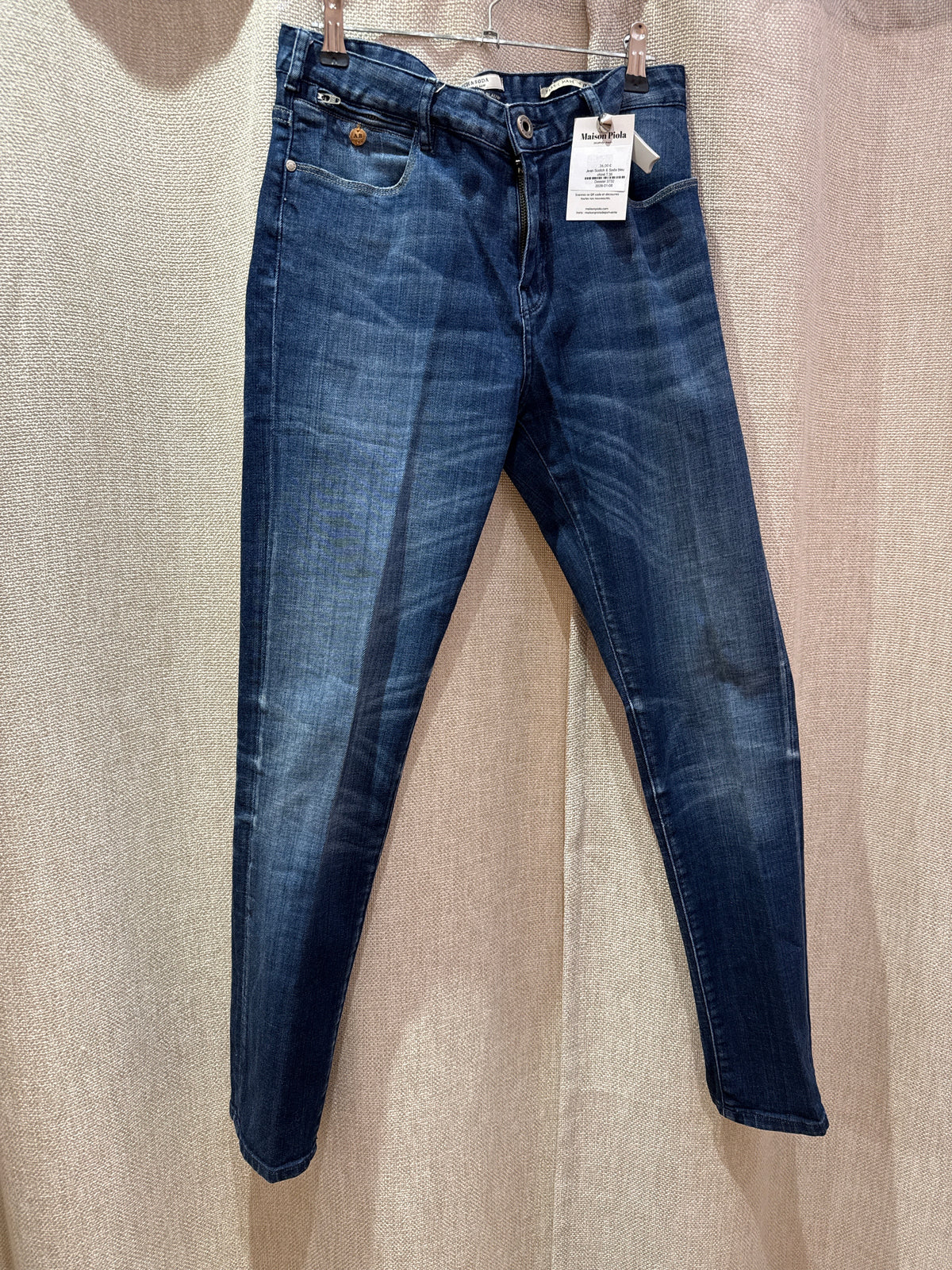 Jean Scotch & Soda bleu chiné T.36