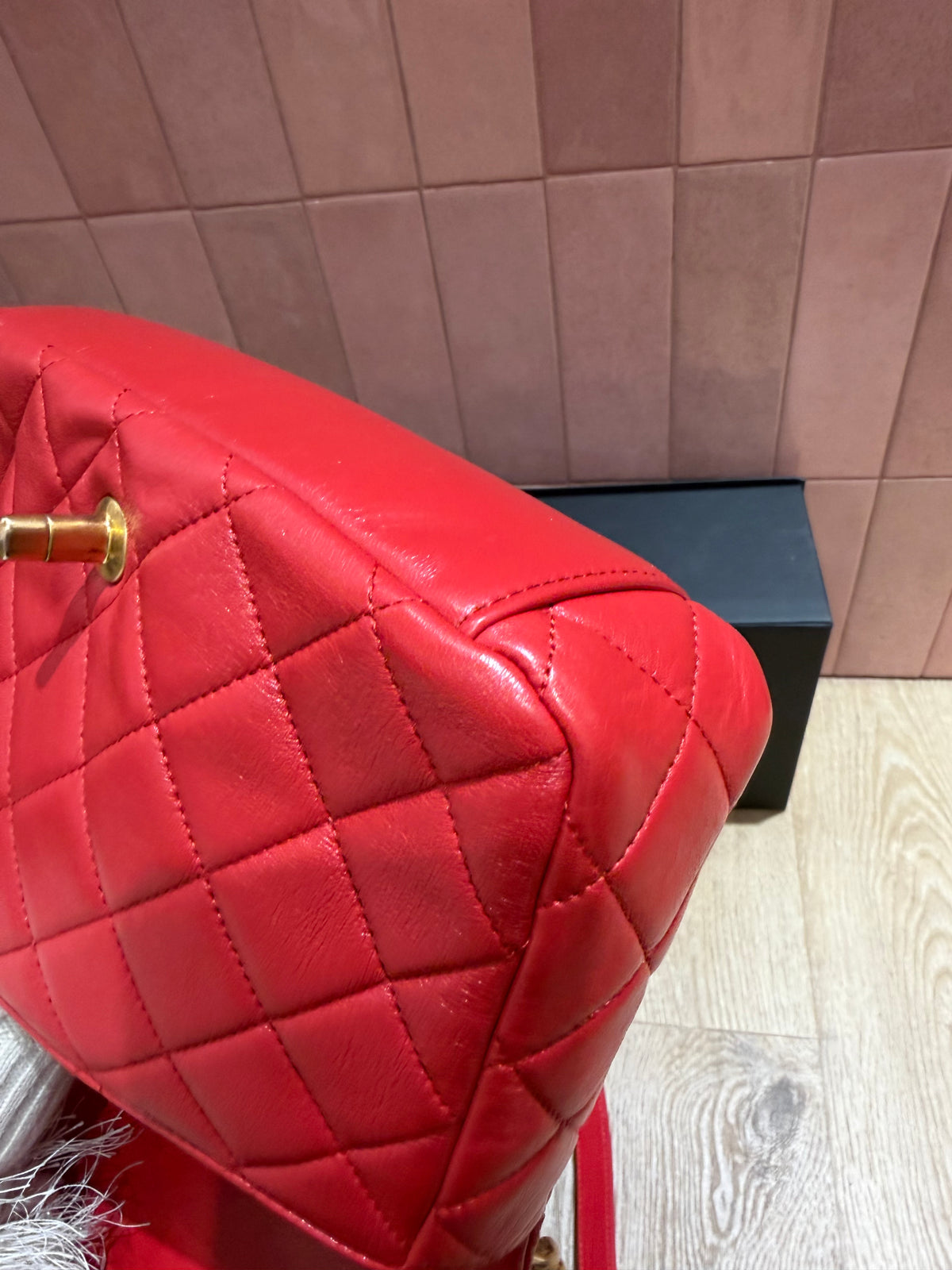 Sac Chanel timeless 27/10 rouge