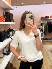 t-shirt blanc uni weill Taille M