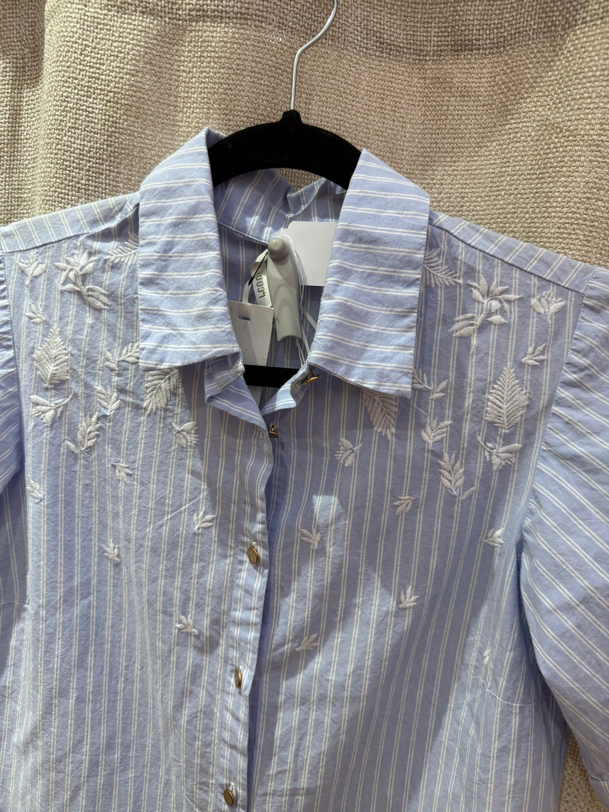 Robe bleu ciel à rayures I.Code T.34 16/06