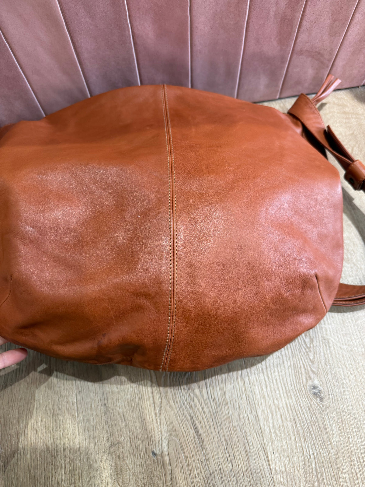 Sac cabas marron bandoulière Naterra 31/05