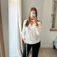 Blouse blanche ikks T.S