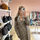 Robe longue léopard toupy T.M