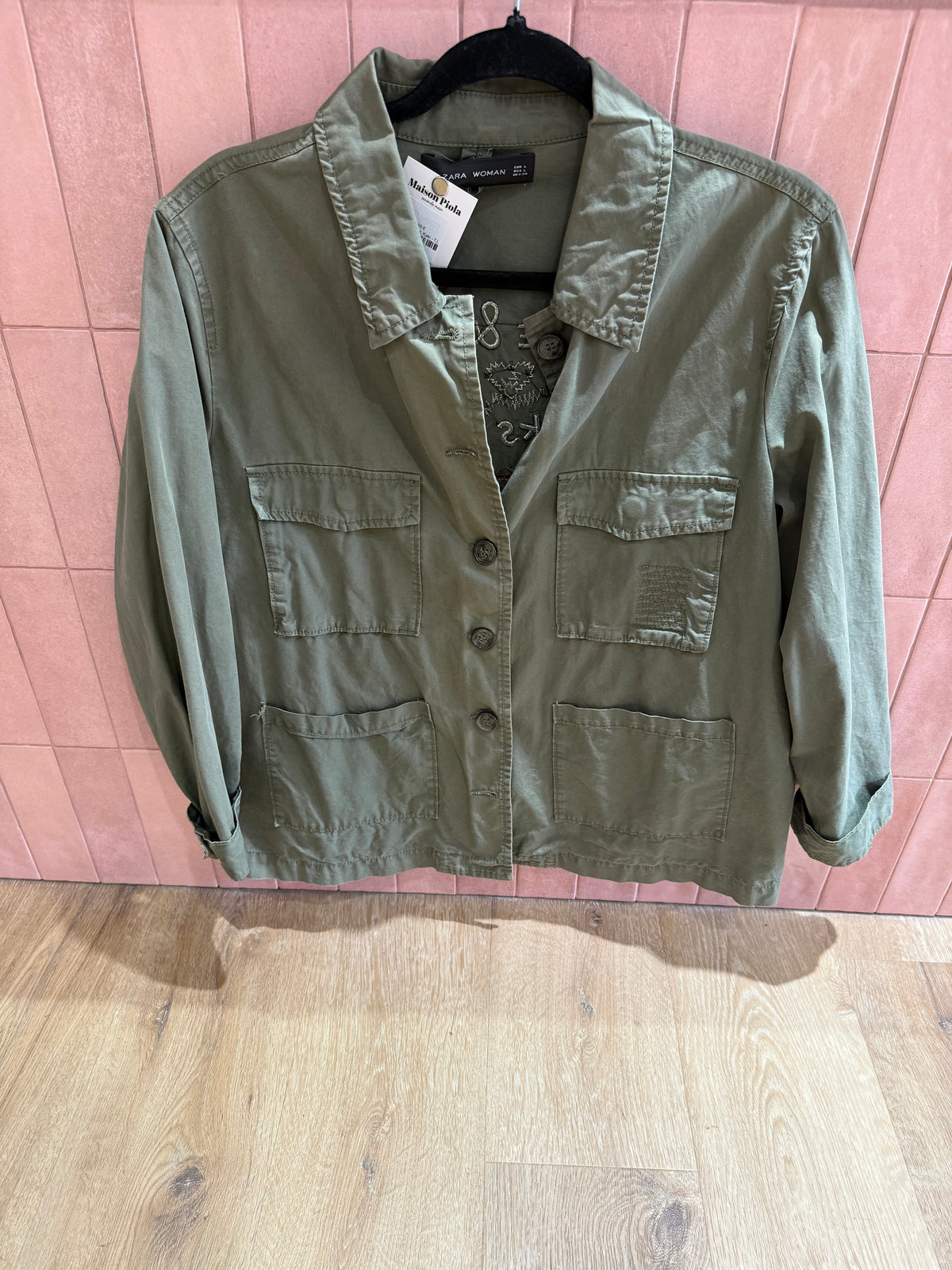 Veste, T.L, Zara, Kaki