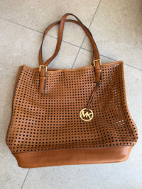 Sac marron en cuir Michael Kors 16/08