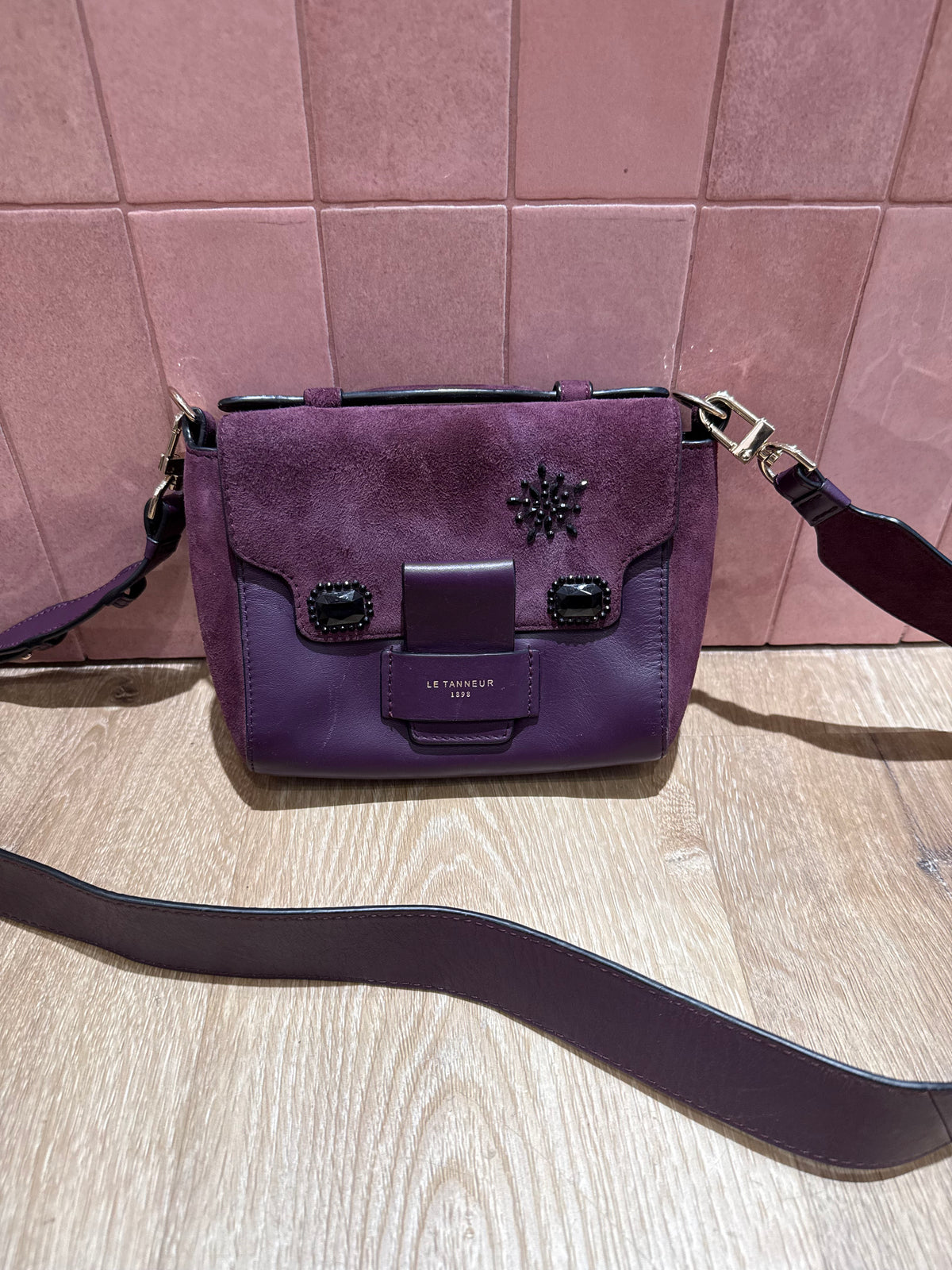 Petit sac le tanneur violet
