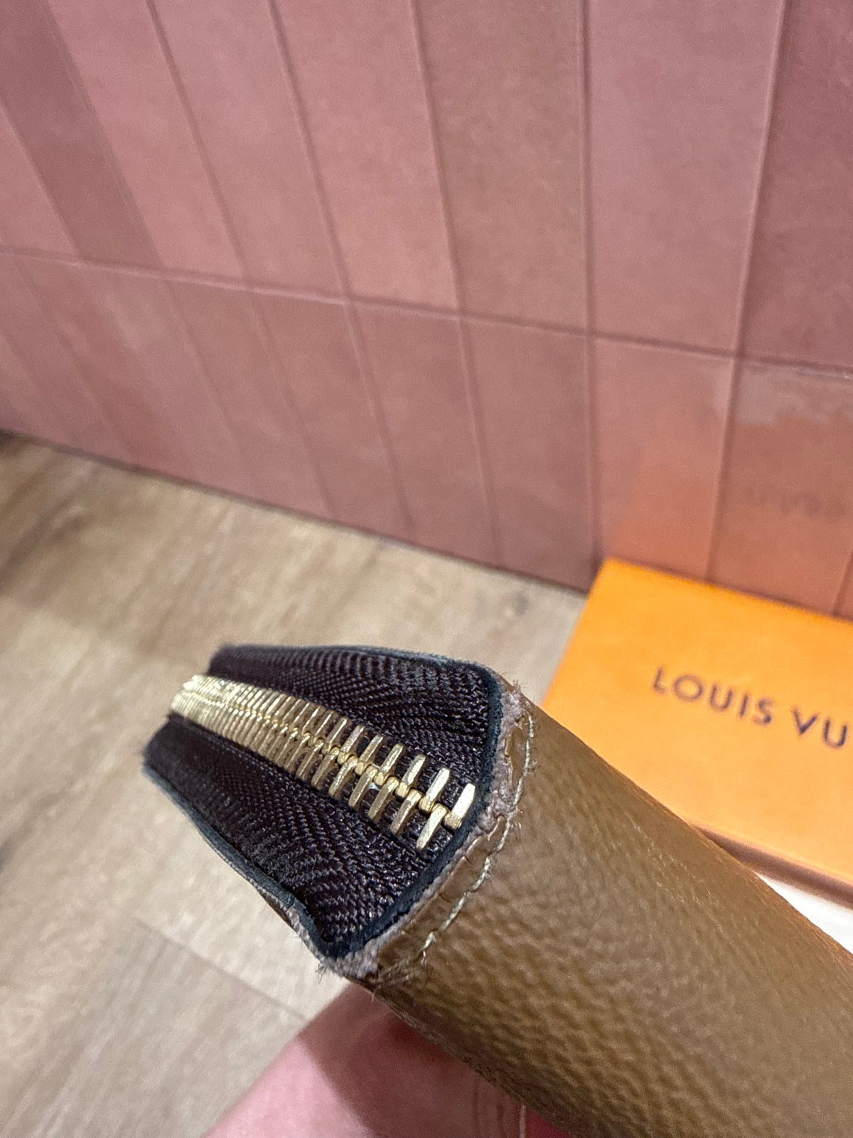 Porte-feuille Louis Vuitton zippy monogramme géant