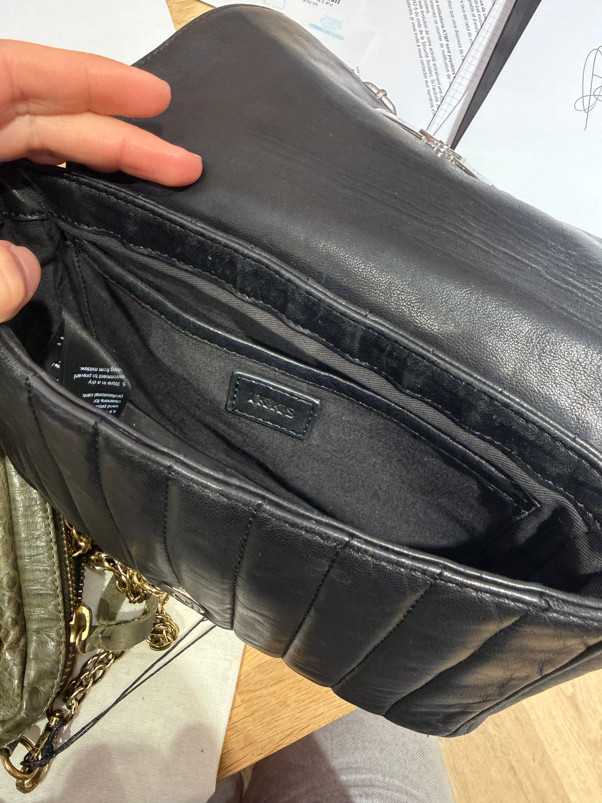 Sac ikks noir