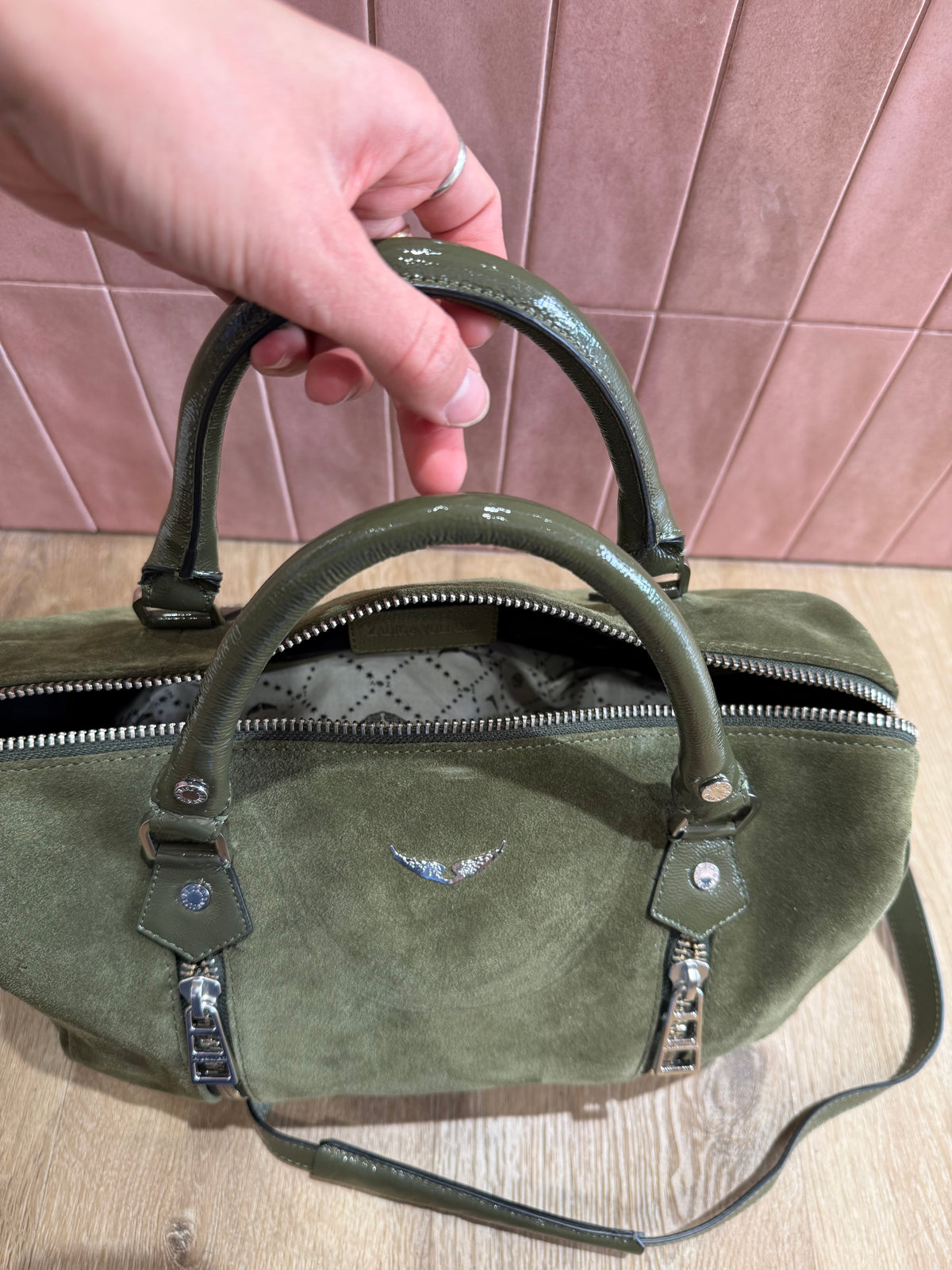 Sac Zadig et voltaire kaki 27/05