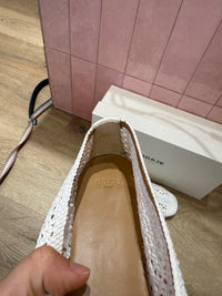 Ballerines blanches odaje T.38 10/07