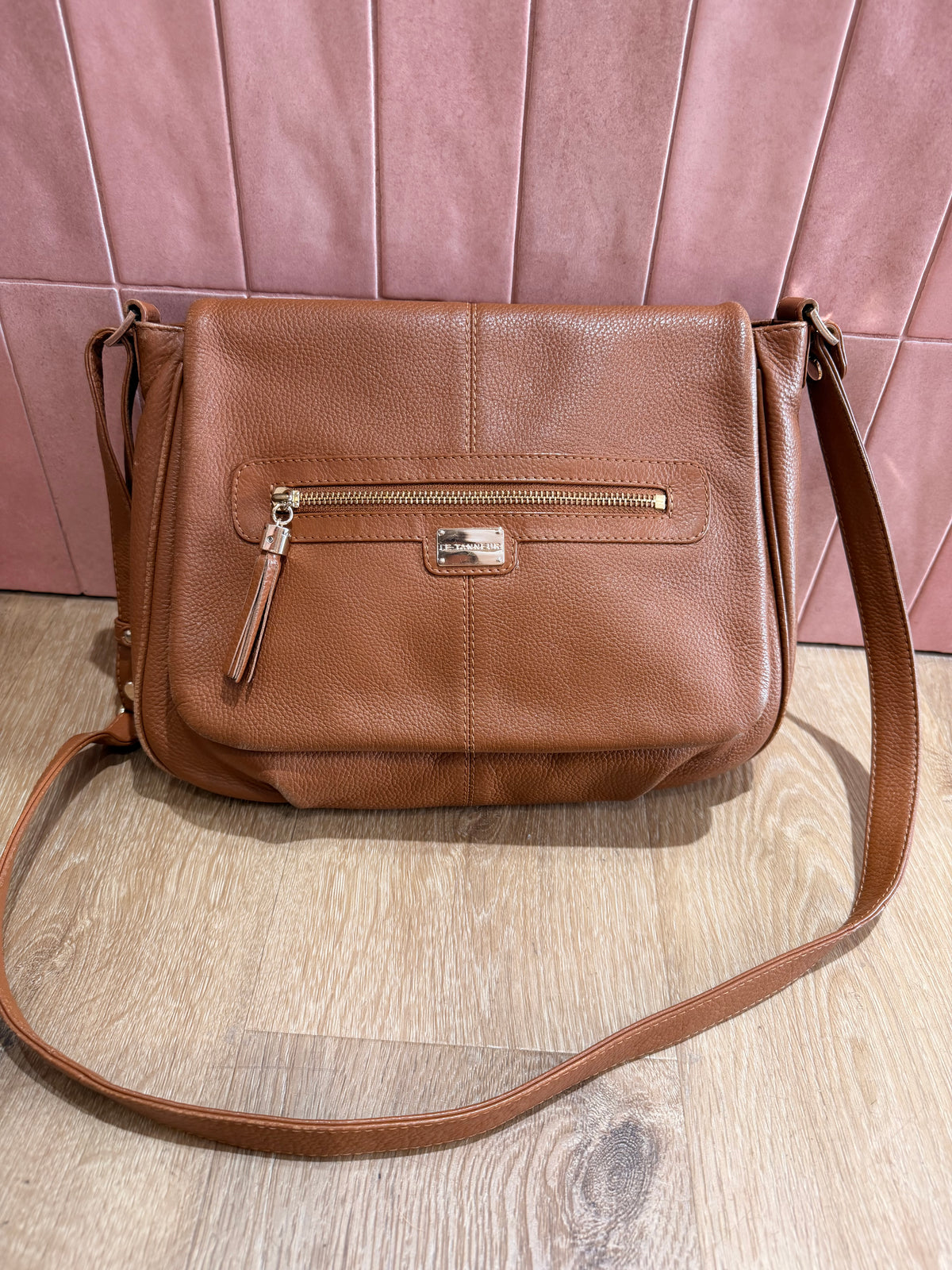 Le Tanneur sac en cuir marron 08/09