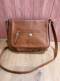 Le Tanneur sac en cuir marron 08/09