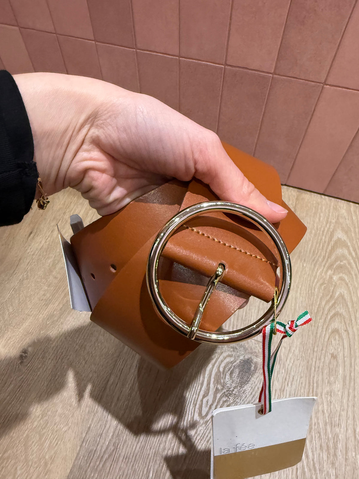 Ceinture marron La Fée Maraboutée T.L