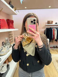 Foulard Chanel gris TU