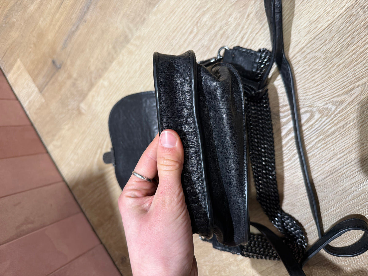 Sac noir en bandoulière ikks