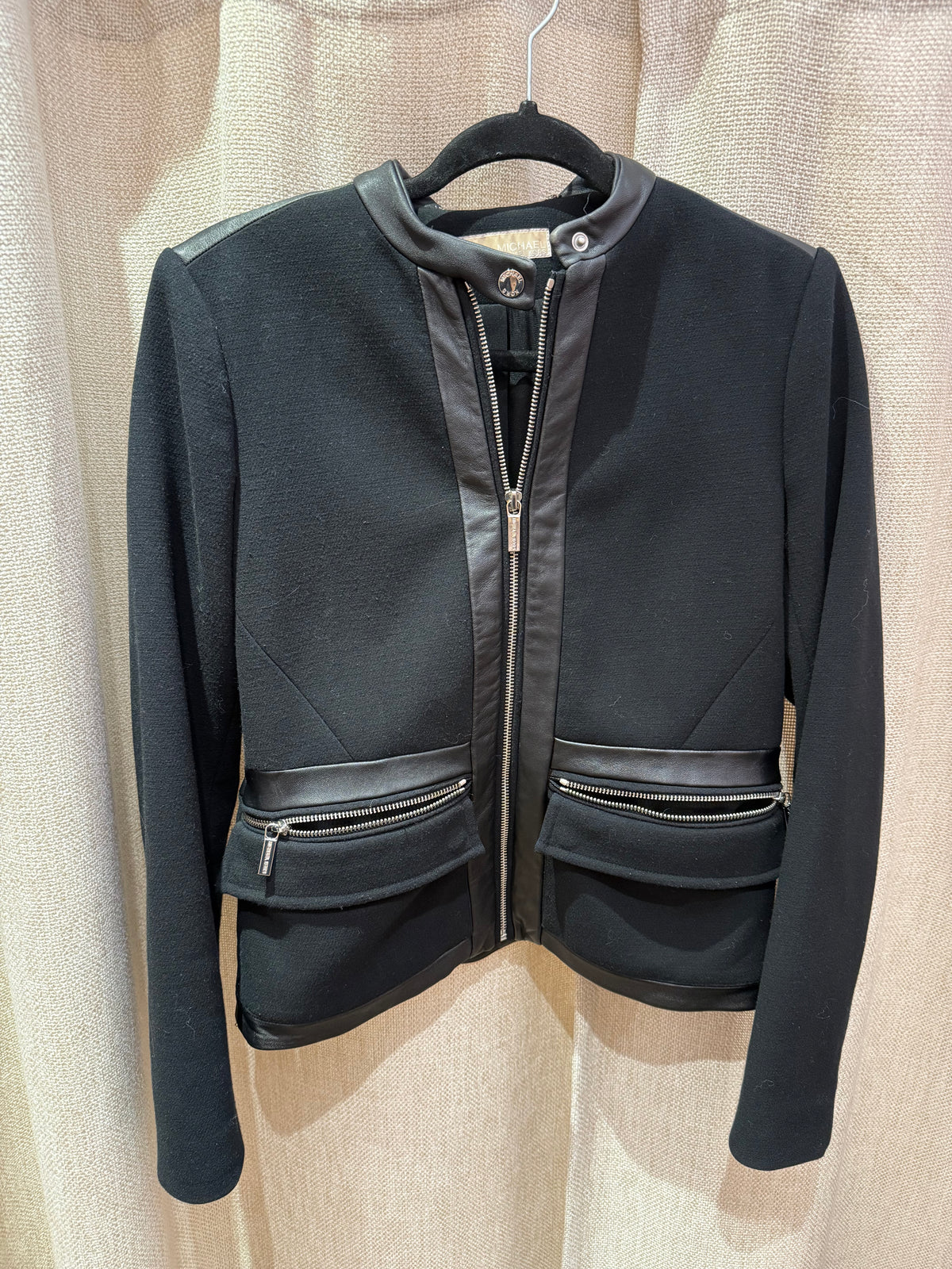 Veste en cuir Michael Kors T.S