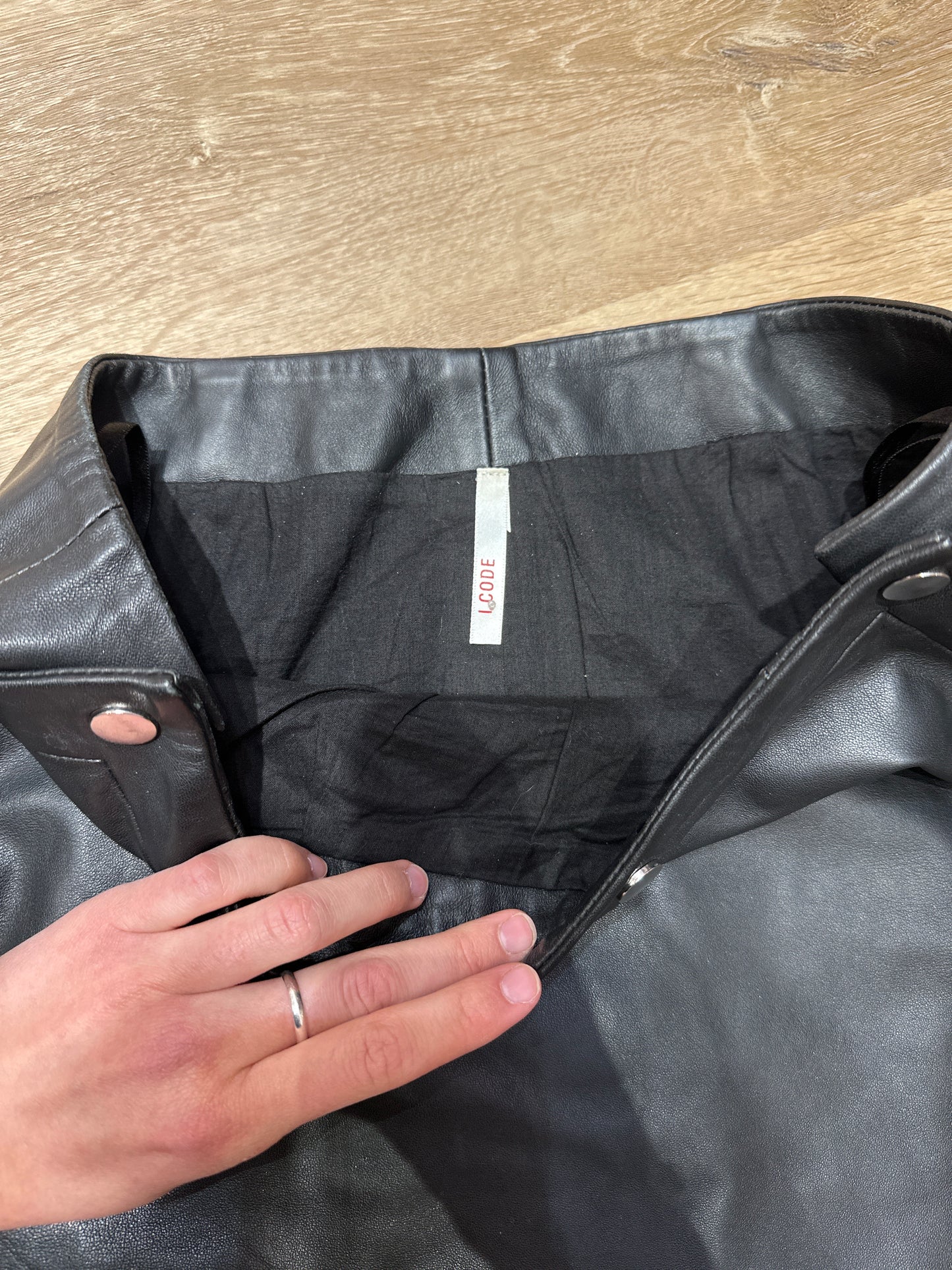 Jupe I.code cuir