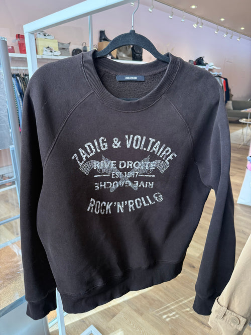 Sweat-shirt marron Zadig & voltaire T.M