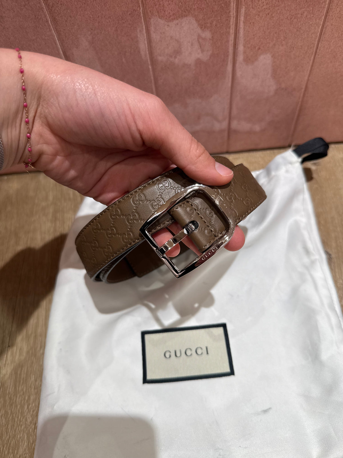 Ceinture marron Gucci 85/34