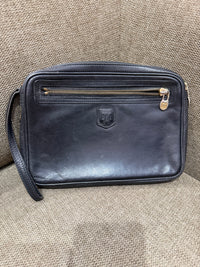 Pochette noire en cuir Céline 18/09
