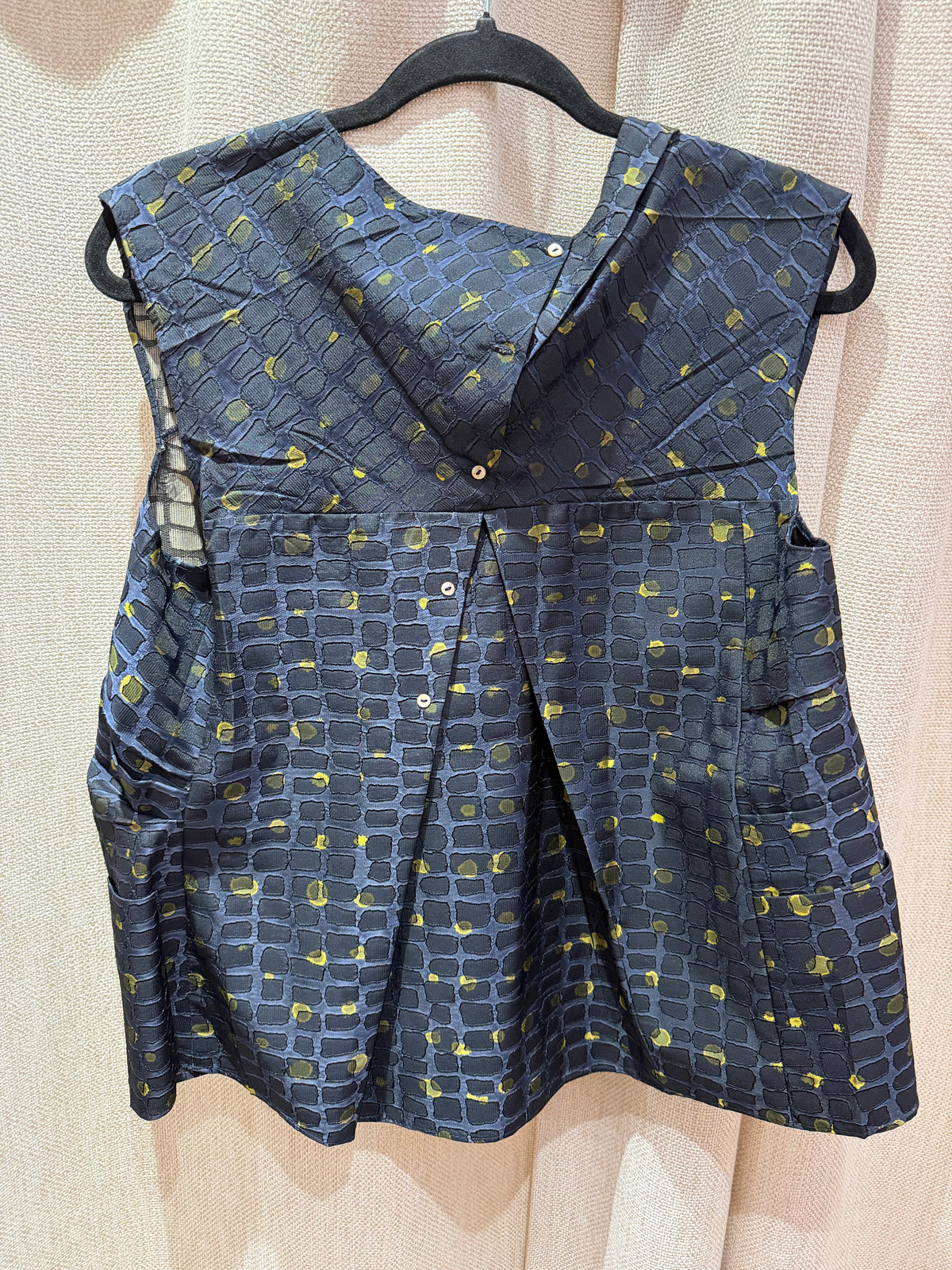 Blouse débardeur avec détails kaki Cotélac - Taille L 03-10