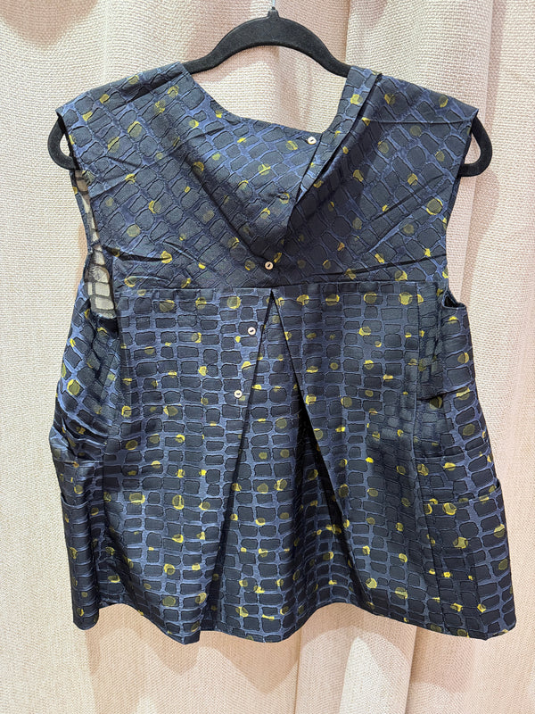 Blouse débardeur avec détails kaki Cotélac - Taille L 03-10