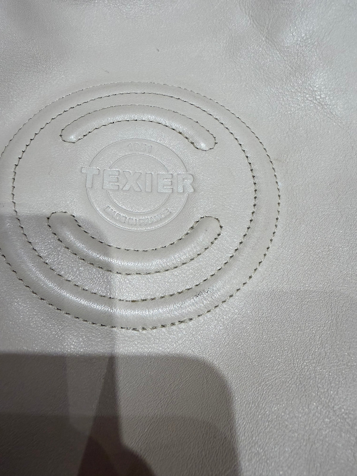 Sac blanc Texier cuir