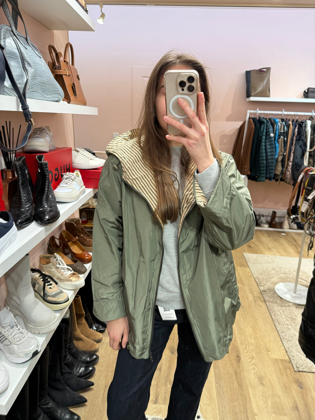 Veste kaki imperméable O’mer T.L