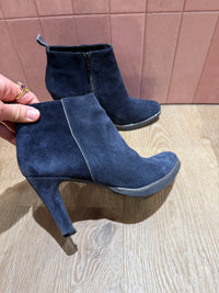 Bottines bleues Mazelie T.38 talons