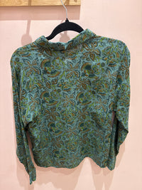 Indi & Cold Chemise Verte et marron T.36
