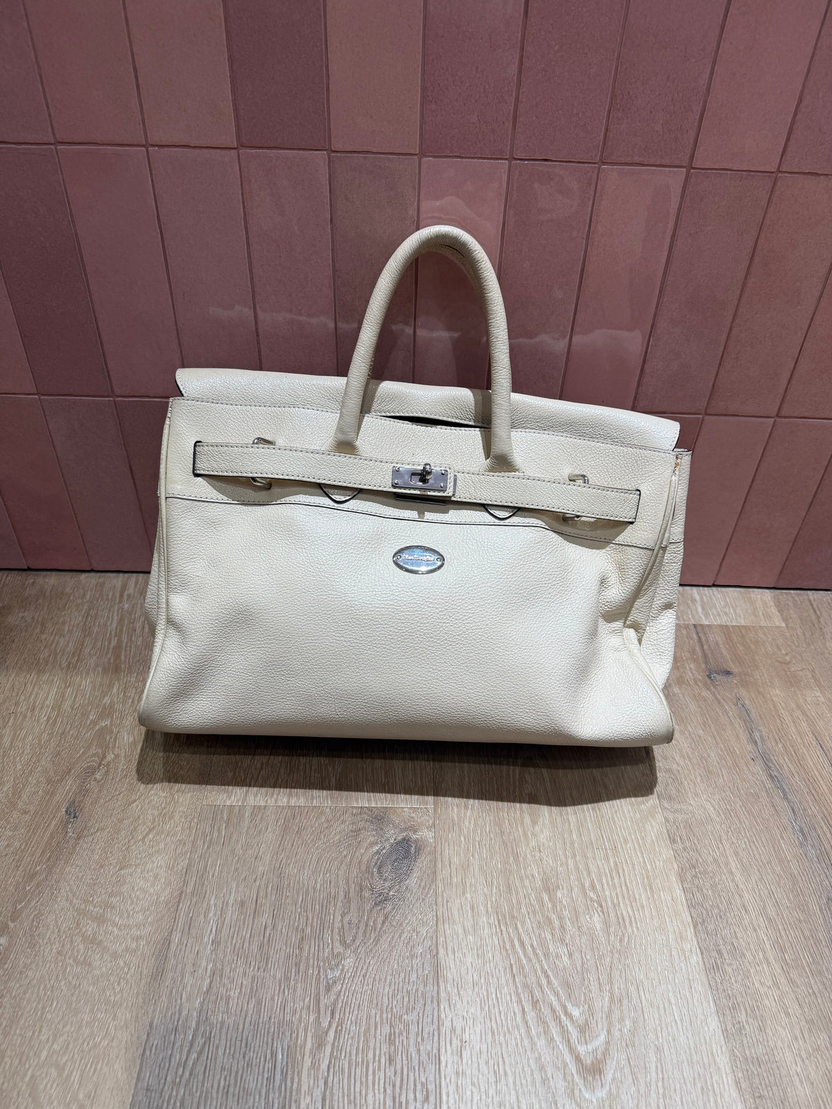 Sac mac Douglas beige cuir