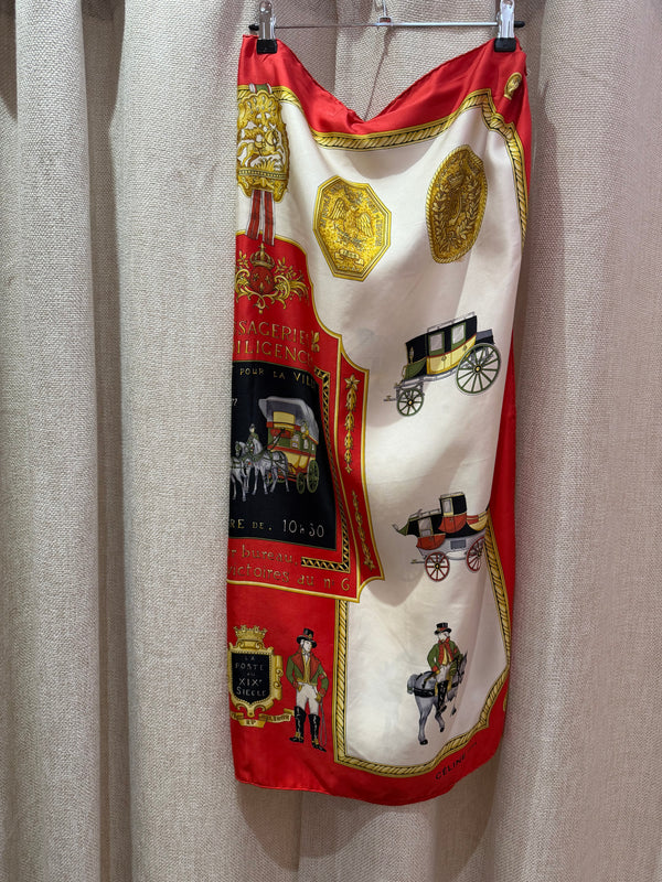 Foulard en soie Céline 17/10