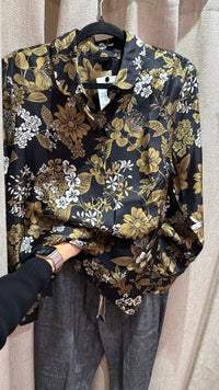 Momoni Noire T.XL - Chemise soie