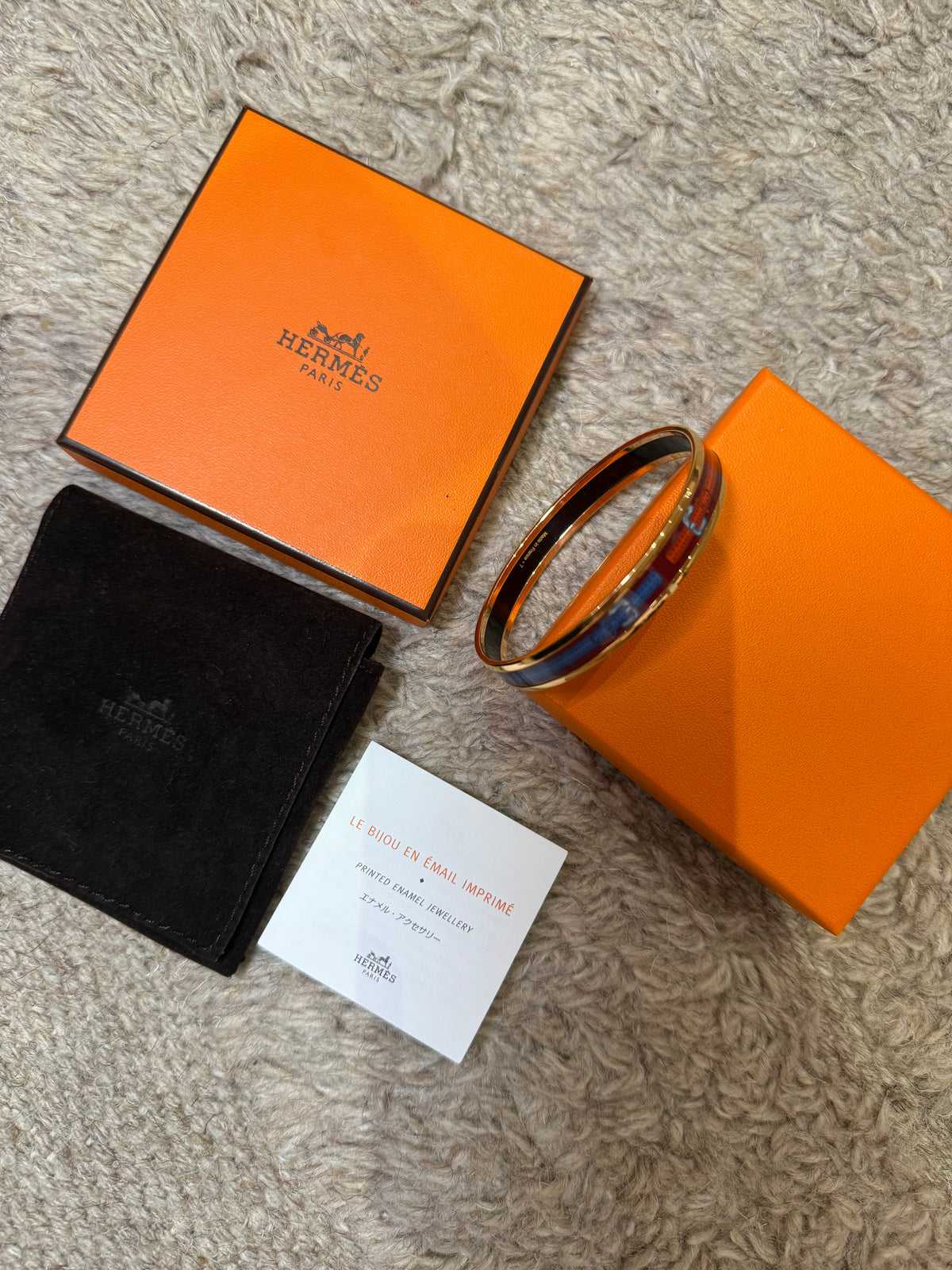 Bracelet hermes plaqué or T.S