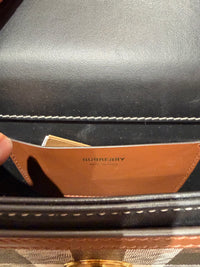 Sac bandoulière Burberry Elizabeth — Dark Birch Brown Check & Leather 15/10