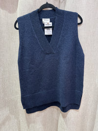 Pull sans manche maison 123 100% laine t.M