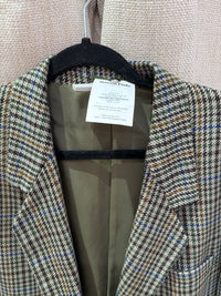 Veste Burberry pied de poule T.40