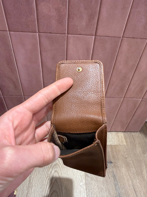 Pochette Longchamp cuir
