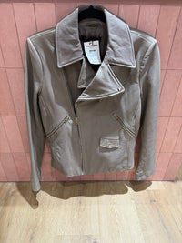 Veste cuir Zara T.L