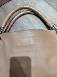 Sac cabas cuir camel Lancel