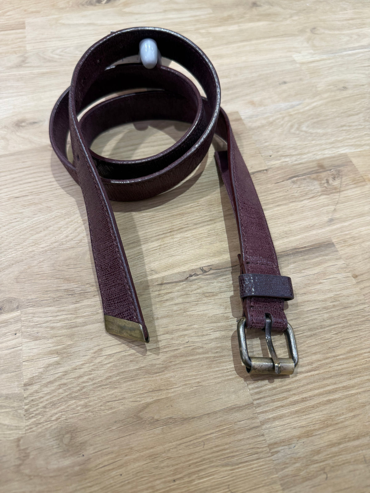 Ceinture Violette T.TU Cuir