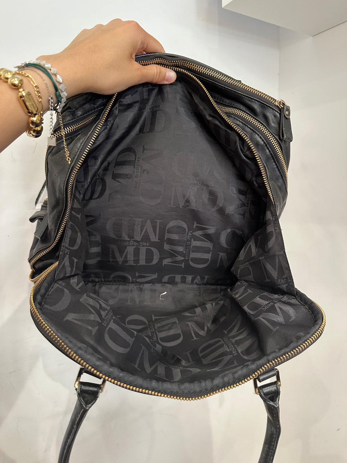 Sac Mac Douglas noir cuir